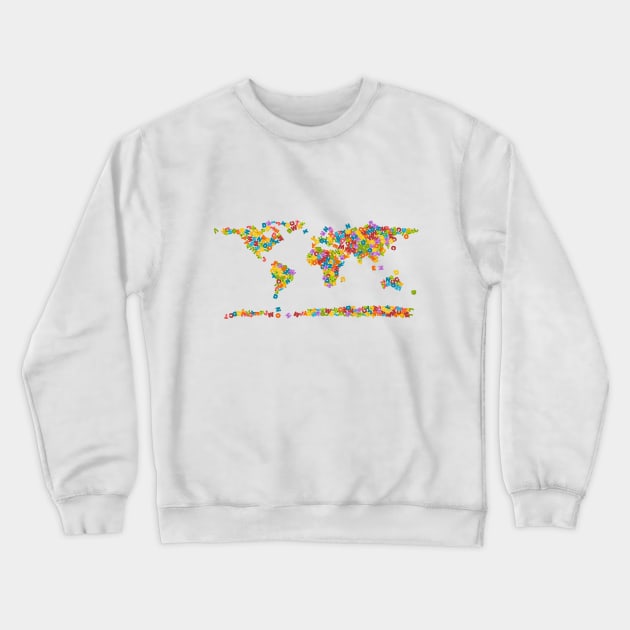 The world of letters Crewneck Sweatshirt by TW_Zora